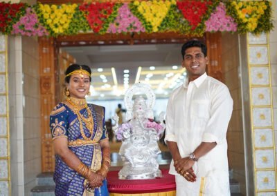 Pavithra Abishek wedding photography in Mayiladuthurai